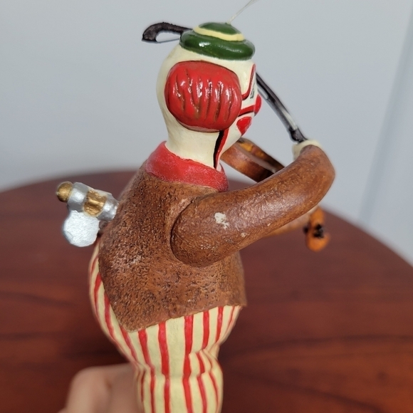 Vintage Rare MMA MCNY‎ Violinist Clown Ornament Circus Music Band Holiday Resin - Picture 9 of 14